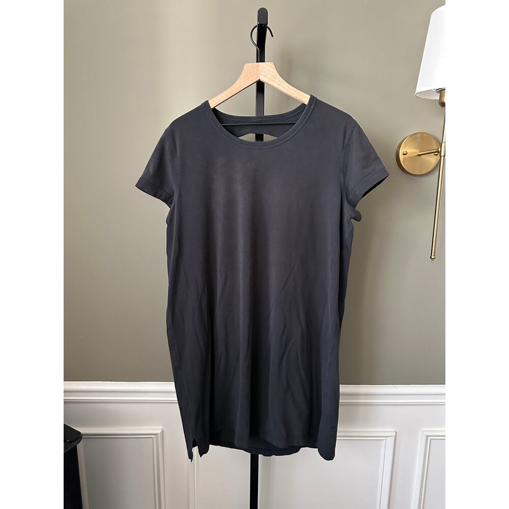 Lululemon Day Tripper Dress Black Large Womens - Picture 2 of 5
